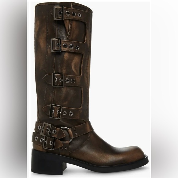 Steve Madden ROCKY BROWN DISTRESSED - Picture 2 of 5
